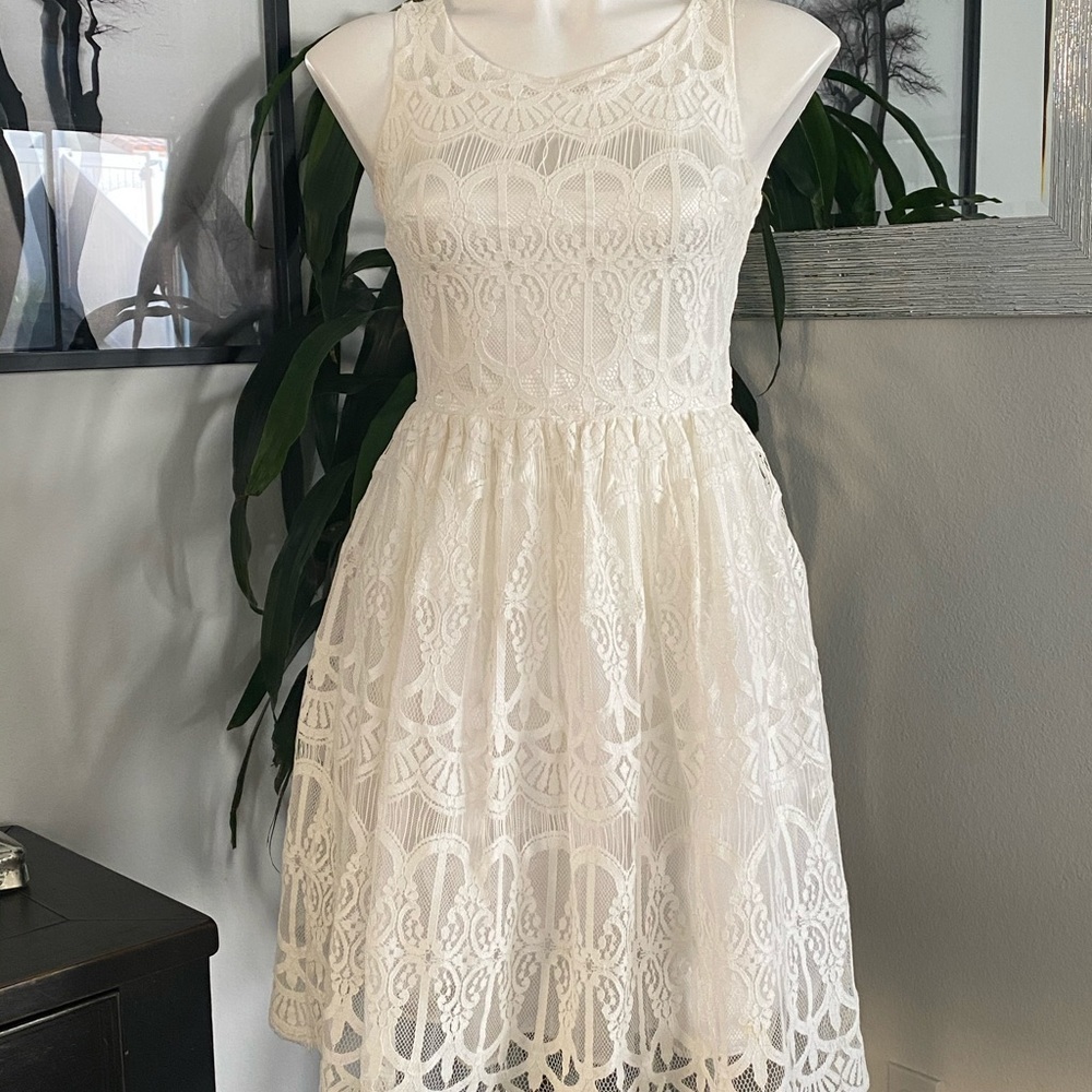 Beautiful white / off white Lace Dress